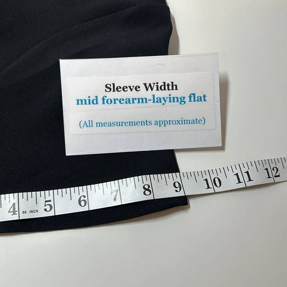 Lane Bryant Lena Top Short Sleeve Black Size 18 New With Tags - Picture 15 of 16